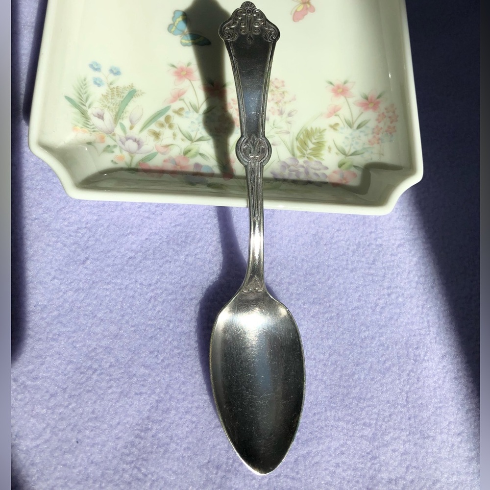 Antique 1900’s Simpson Hall Silver Plated Serving Spoon